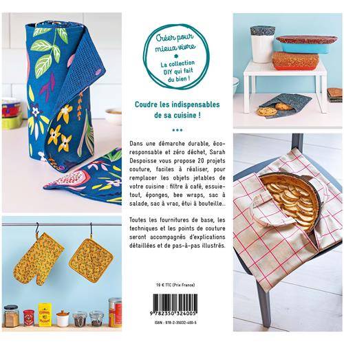 Livre | Couture Cuisine Durable - 20 Projets Zéro Déchet